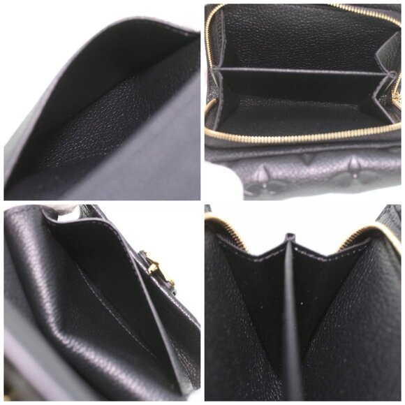 LOUIS VUITTON Empreinte Porte Feuille Metis Compact Wallet Noir M80880 LV 37826S - Picture 14 of 14